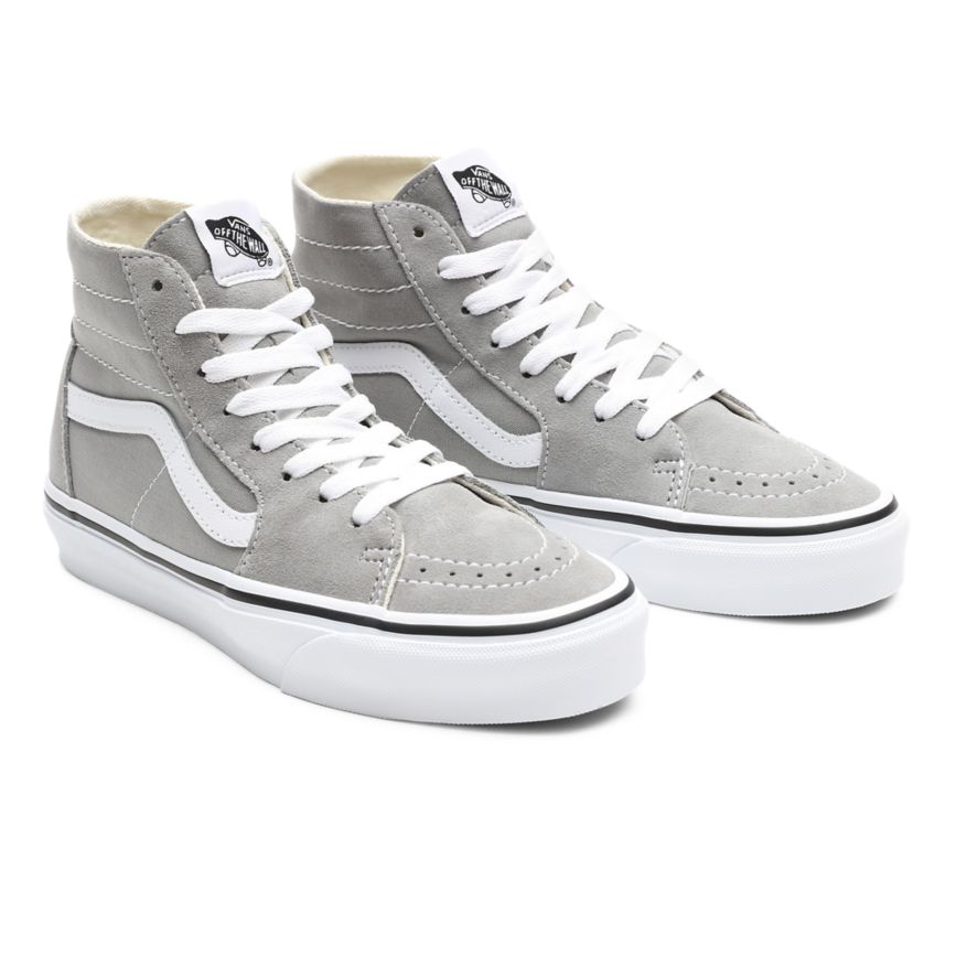 Vans SK8-Hi Tapered Dam MörkGrå/Vita - Vans Höga Skor Rea Online (IYCOE7248)